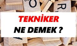 Tekniker ne demek ?