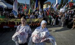 İsrail'in Gazze'deki saldırıları Bosna Hersek'te protesto edildi