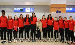 A Milli Kadın Basketbol Takımı, Avrupa Şampiyonası için Atina'ya geldi