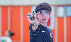 Avrupa Gençlik Olimpik Festivali'nden davet alan milli atıcı Ömer Tuna'nın gözü olimpiyatlarda