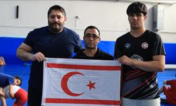Türkiye'den KKTC'li güreşçilere destek