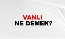 Vanlı ne demek