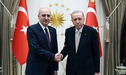 Cumhurbaşkanı Erdoğan, yeniden TBMM Başkanı seçilen Numan Kurtulmuş’u kabul etti