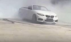 Cadde ortasında drift atan sürücüye 46 bin TL ceza