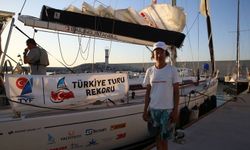 Rekor denemesi için yelkenliyle Hopa'dan yola çıkan Başak Mireli, İskenderun'a ulaştı