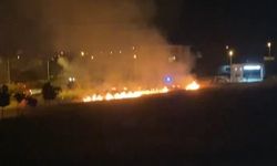Hava fişekten çıkan yangın paniğe sebep oldu