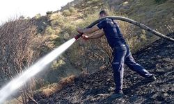 Marmara Adası’nda arazi yangını söndürüldü