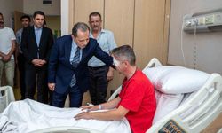 Avcılar’da gittiği olay yerinde yaralanan polise Emniyet Müdürü Yıldız’dan ziyaret