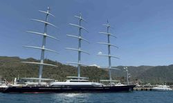 Milyarlık ‘Maltese Falcon’ Marmaris’te milyonluk yakıt ikmali yaptı