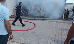 Konteynerde çıkan yangın korkuttu