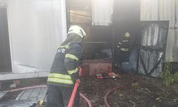 Muğla’da konteyner yangını