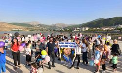 Kansere yenik düşen Duygu için gökyüzüne balonlar bırakıldı
