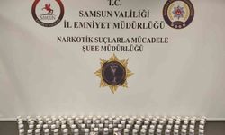 Samsun’da 7 bin 336 adet sentetik ecza ele geçirildi