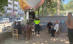 Trafik jandarmasından güvenli tarım eğitimi