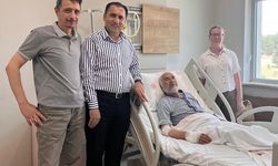 Şehit babasına geçmiş olsun ziyareti