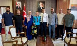 Özel sporcu minik Miraç, Rize’ye Türkiye 3.’lüğü getirdi