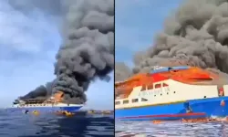 Endonezya'da yolcu gemisinde yangın: 3 ölü