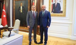 Bakan Yerlikaya, Suriye Acil Durum ve Afet Yönetimi Bakanı Salih'i kabul etti