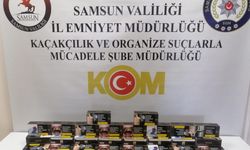 Samsun'da kaçakçılık operasyonunda 2 zanlı yakalandı