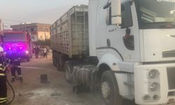 Mardin'de tırın yakıt deposunda meydana gelen patlamada 7 kişi yaralandı