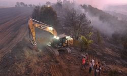 Kütahya'da ormanlık alanda çıkan yangına müdahale ediliyor