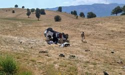 Bingöl’de hafif ticari aracın devrilmesi sonucu 1 çocuk öldü, 7 kişi yaralandı