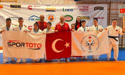 Özel Sporcular Down Judo Milli Takımı, İsveç'te 8 altın madalya kazandı