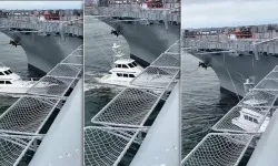 ABD'de Motoryat Müze Olarak Kullanılan USS Midway Uçak Gemisine Çarptı