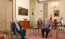 TBMM Başkanı Kurtulmuş, Ticaret Bakanı Bolat'ı kabul etti
