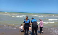 Polis sahilde görev başında: "Tedbir elimde, hayatım güvende"