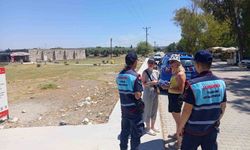 Didim jandarması vatandaşları bilgilendirdi