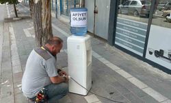 Yerköy’de esnaftan serinleten iyilik