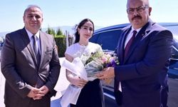 Vali Canbolat, Köşk Kaymakamı Taş ile bir araya geldi
