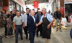 Vali Osman Varol, Besni esnafını ziyaret etti