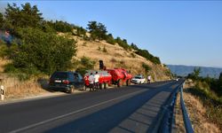Kuzey Makedonya ile Kosova arasındaki sınır kapısı yangın nedeniyle yeniden geçişlere kapatıldı
