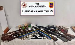 Muğla’da tarihi eser ve ruhsatsız silah operasyonu