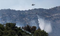 Yunanistan'da orman yangınları, itfaiye ekiplerini alarma geçirdi