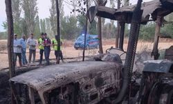 Burdur’da traktörden çıkan yangında 5 dönüm arazi kül oldu