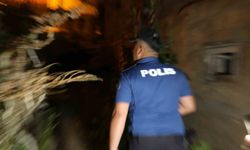Hakkari polisinden metruk evler ve ormanlık alanlarda asayiş uygulaması