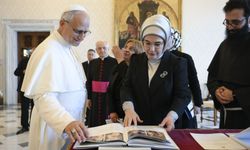 Emine Erdoğan, Vatikan’da Katoliklerin ruhani lideri ve Vatikan Devlet Başkanı Papa 14. Leo ile görüştü