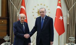 MHP Lideri Devlet Bahçeli ve Cumhurbaşkanı Erdoğan Külliye'de Görüştü