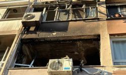 Bayraklı’da apartmanda yangın paniği