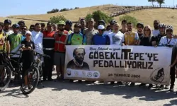 Göbeklitepe'yi İnsanlık Tarihine Kazandıran Prof. Dr. Schmidt Anısına Pedal Çevirdiler