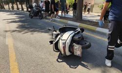 Kuşadası’ndaki kazada motosiklet sürücüsü yaralandı