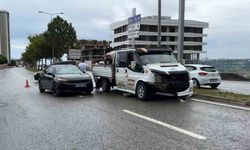 Samsun’da kamyonet ile otomobil çarpıştı: 3 yaralı