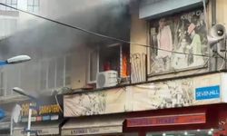 Rize’de depo yangını