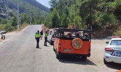 Alanya’da safari araçlarına yönelik denetimlerde 19 araca ceza kesildi