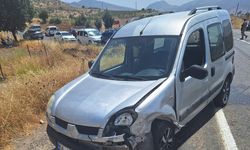 Siirt’te maddi hasarlı trafik kazası