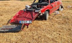 Manisa’da tarlaya uçan otomobilin sürücüsü hayatını kaybetti