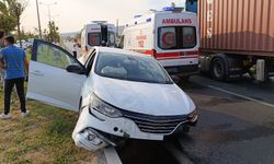 Bursa’da cip ile otomobil çarpıştı: 2 yaralı